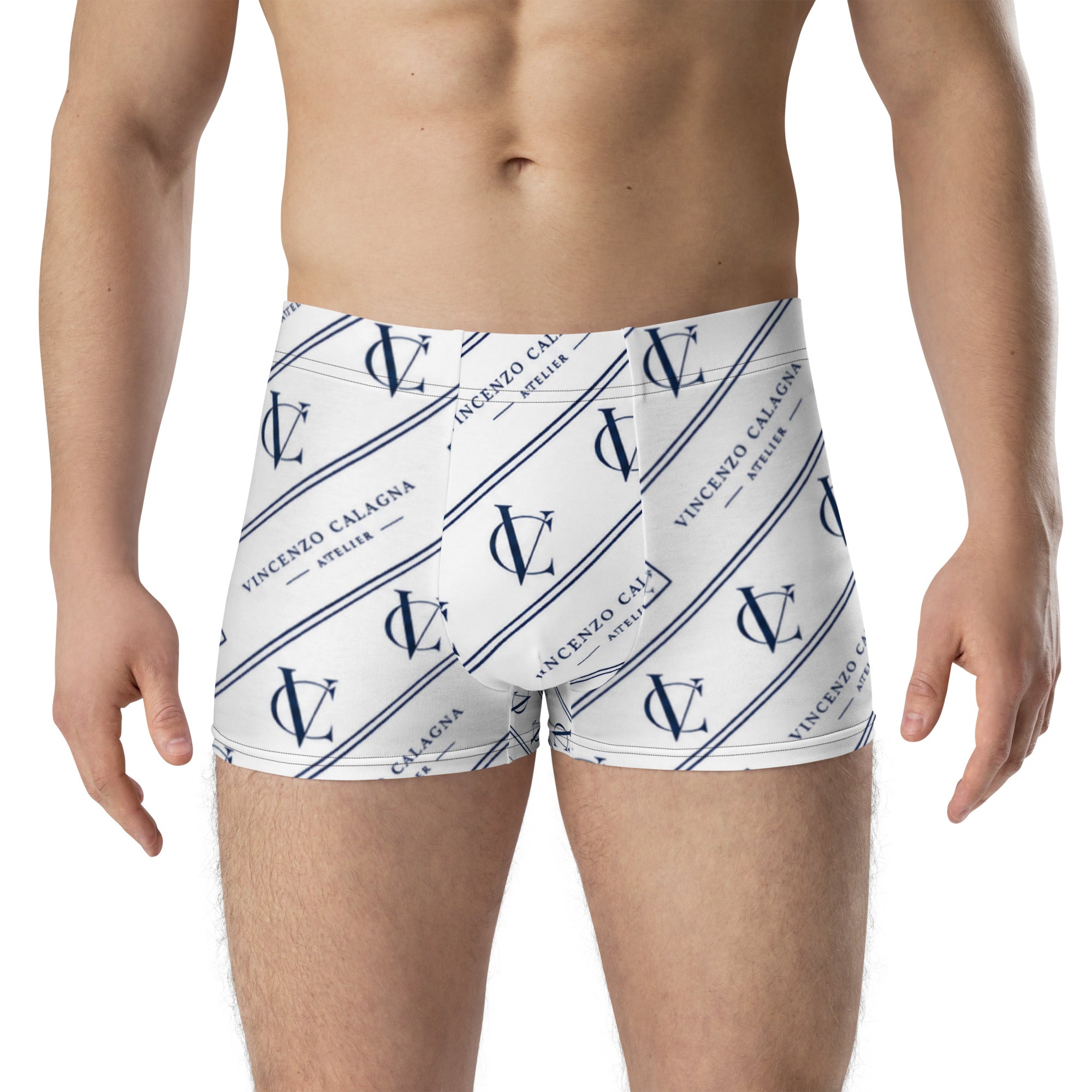 VC Navy White Boxers