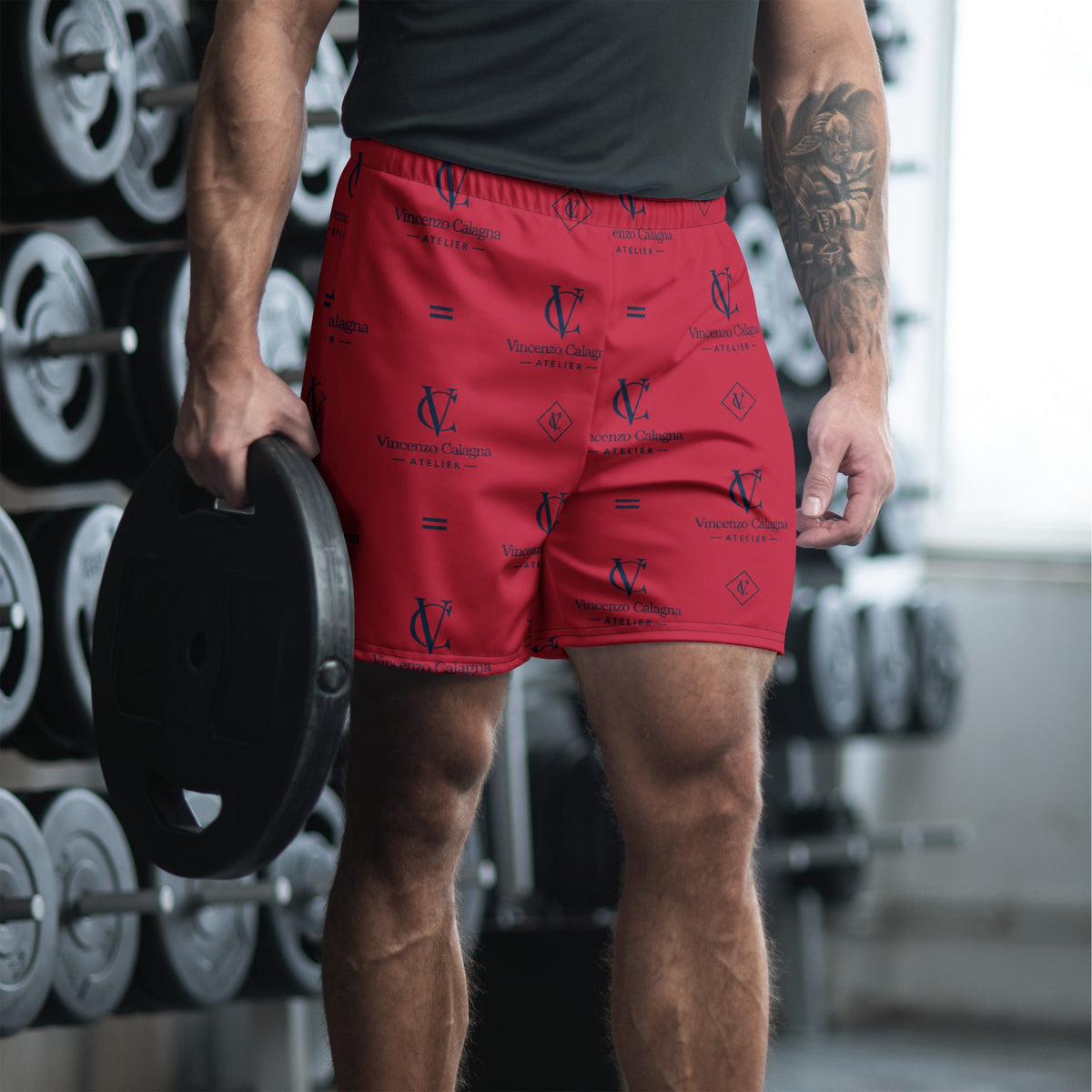 VC Navy Crimson Print Shorts
