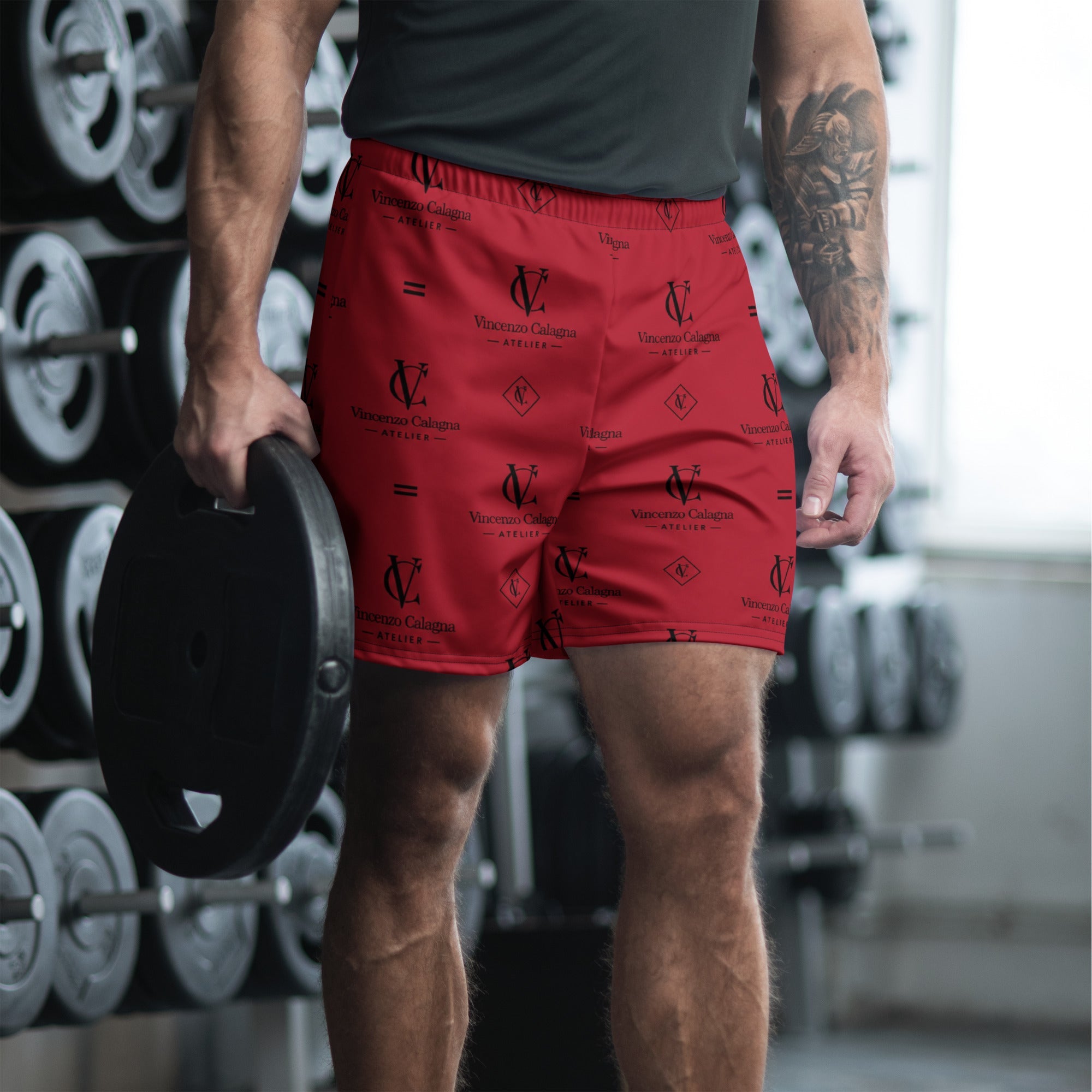 VC Crimson Noir Print Shorts