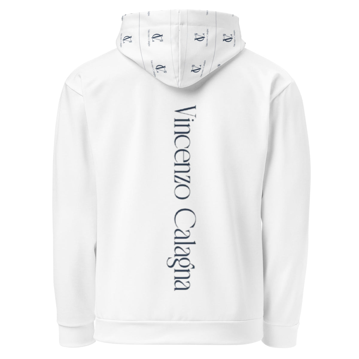 VC White Navy Hoodie