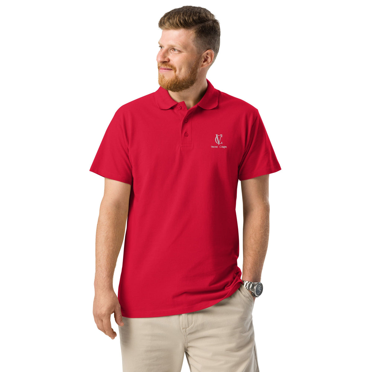 Vincenzo Signature Red Polo