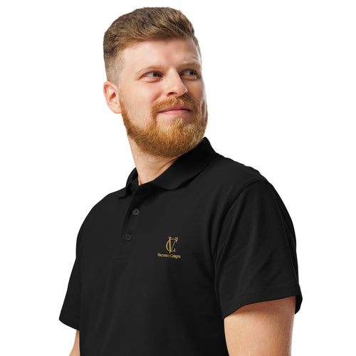 Classic Cotton Piqué Polo - left front view - Vincenzo Calagna Atelier